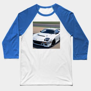 Vintage RX7 Car On The Track Baseball T-Shirt